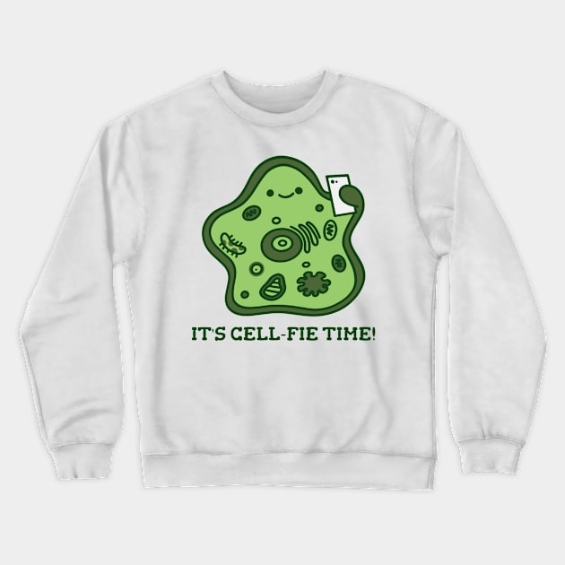 It's Cell-Fie Time Crewneck Sweatshirt by ZB Designs